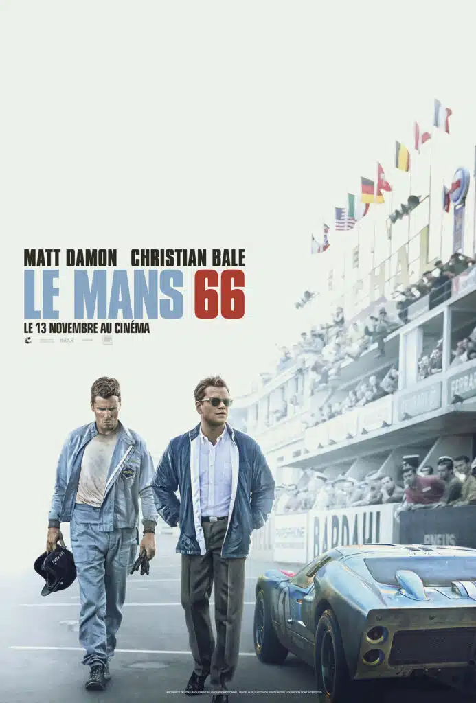 Affiche française du film de James Mangold, Le Mans 66
