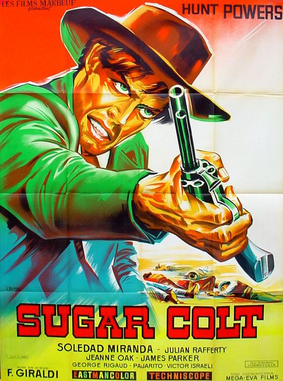 Affiche française de "Sugar Colt" avec Jack Betts (Hunt Powers)