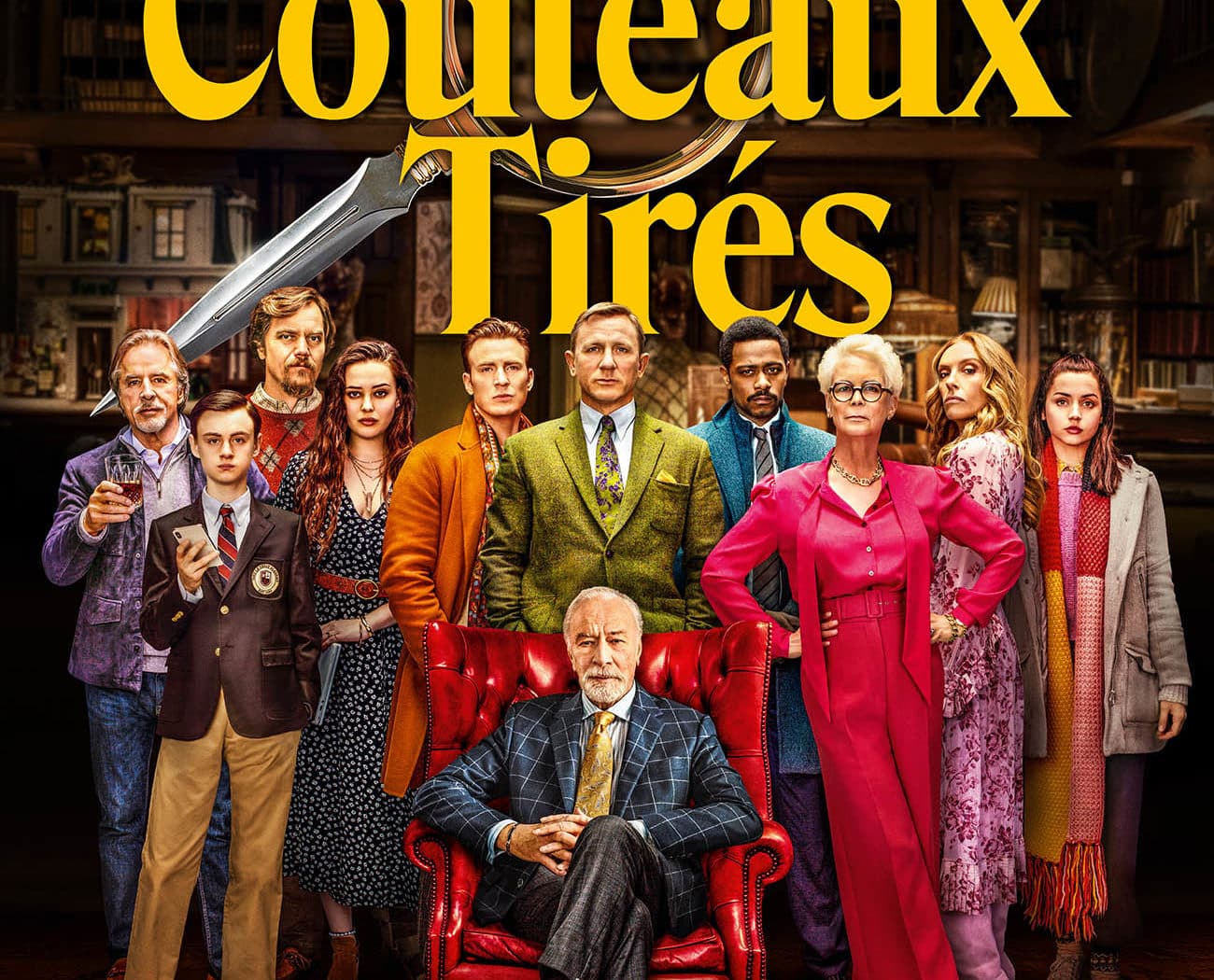 A couteaux tirés (KNives out) de Rian Johnson, l'affiche