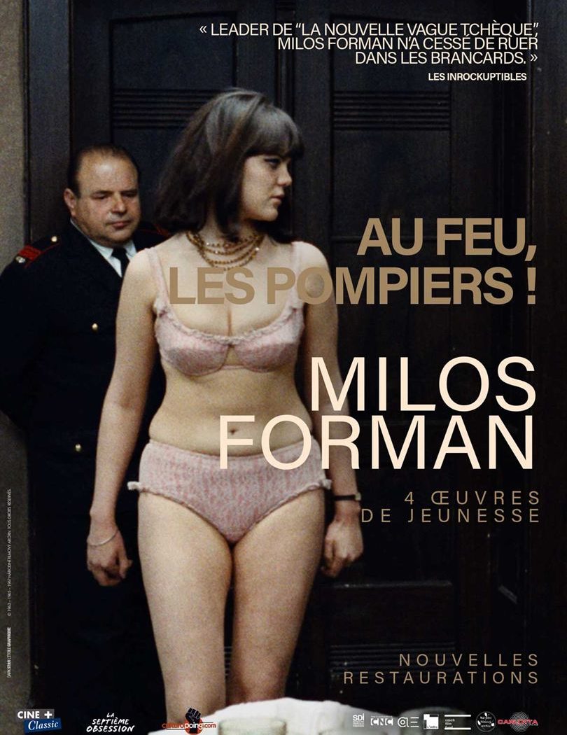 Affiche française (reprise) de Au feu, les pompiers de Milos Forman