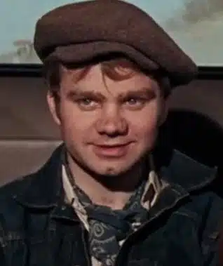 Michael J. Pollard dans Bonnie and Clyde d'Arthur Penn