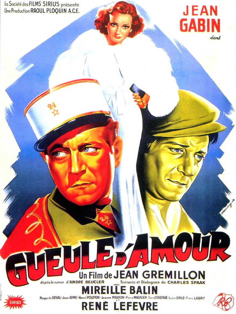 Affiche de Gueule d'amour de Jean Grémillon