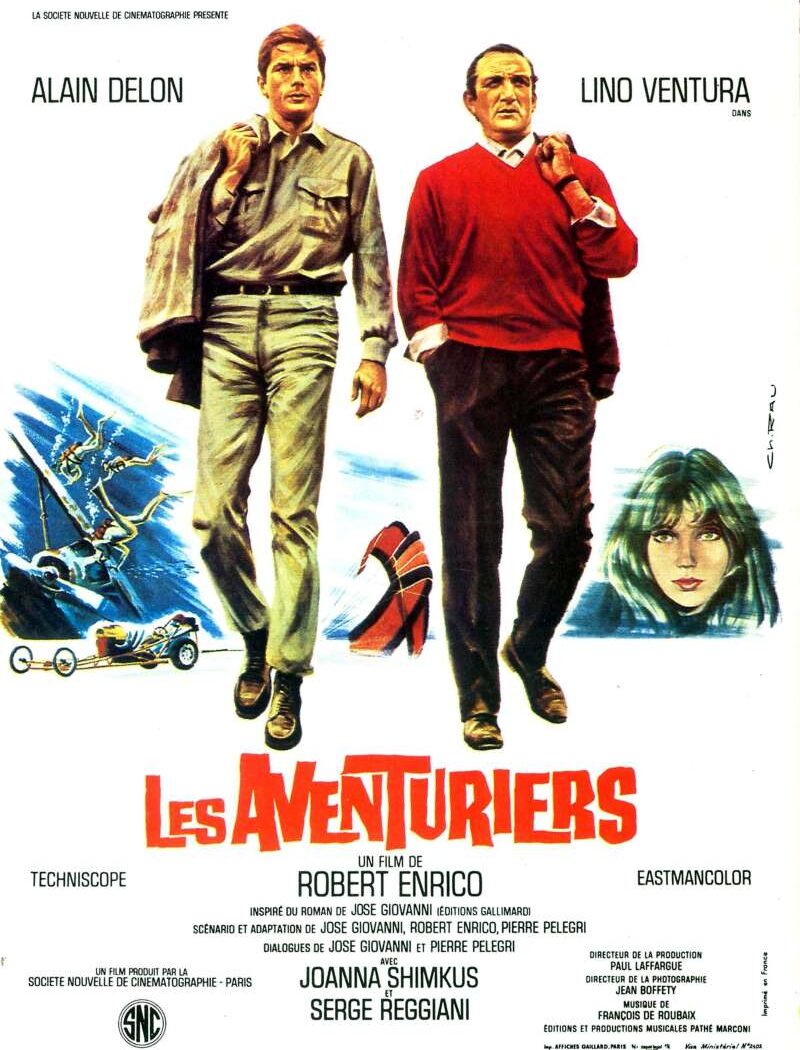Les aventuriers, l'affiche