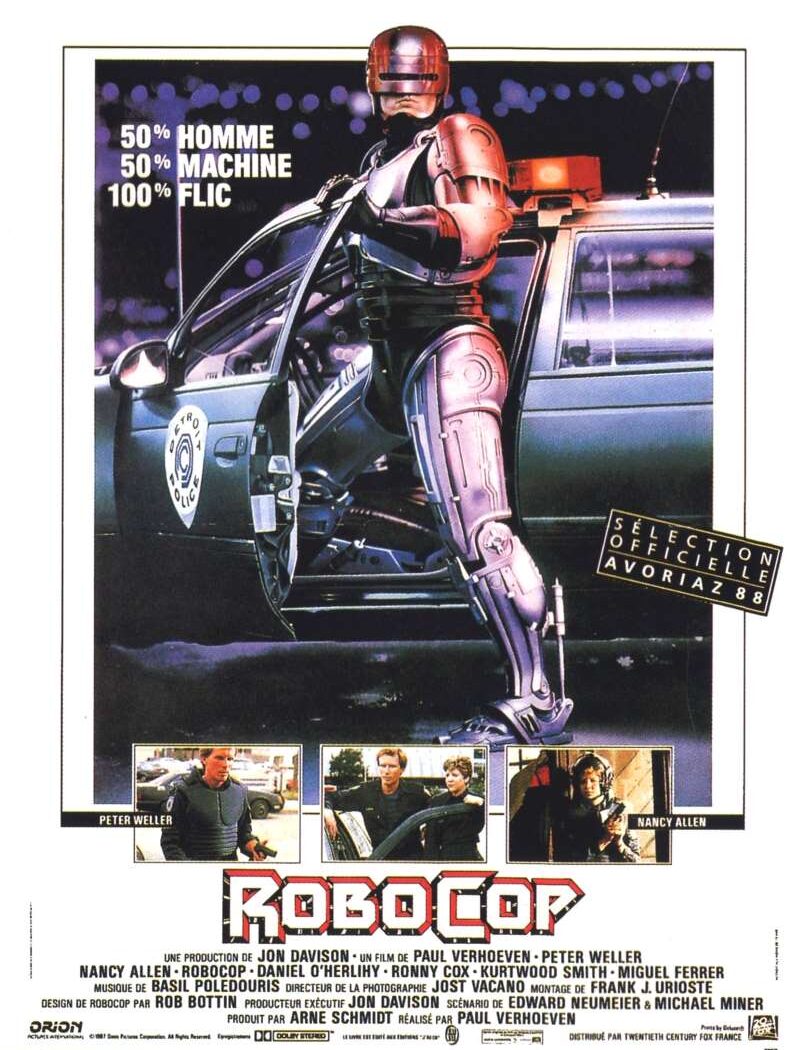 Robocop, l'affiche du film de 1987