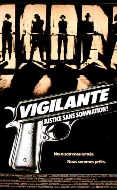 vigilante, justice sans sommation ! Affiche cinéma 1983