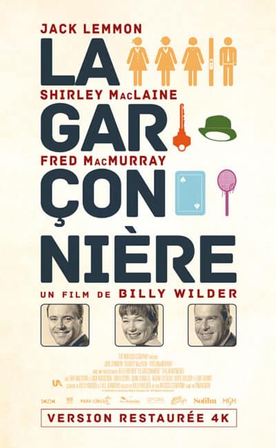 Le Garçonnière, affiche du film de Billy Wilder