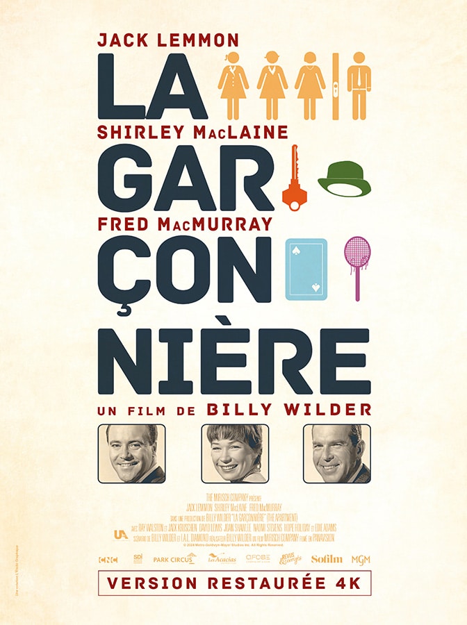 Le Garçonnière, affiche du film de Billy Wilder