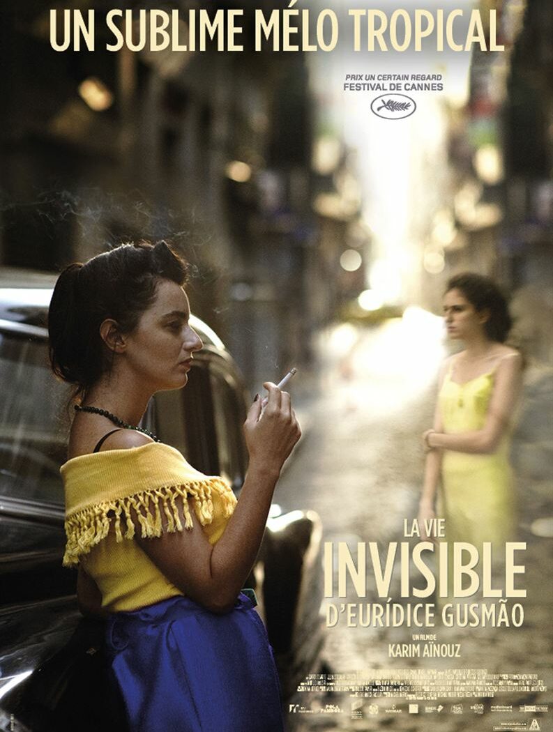 Affiche française de La Vie invisible d'Eurídice Gusmão de Karim Aïnouz