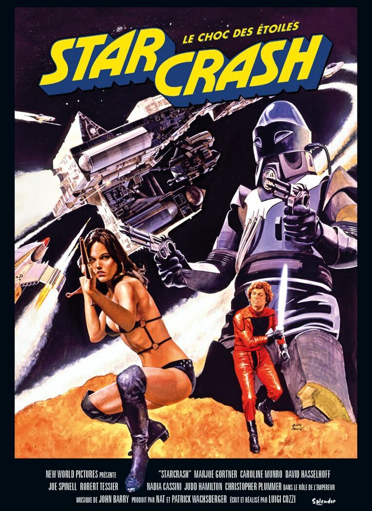 Affiche reprise de Starcrash, le choc des étoiles