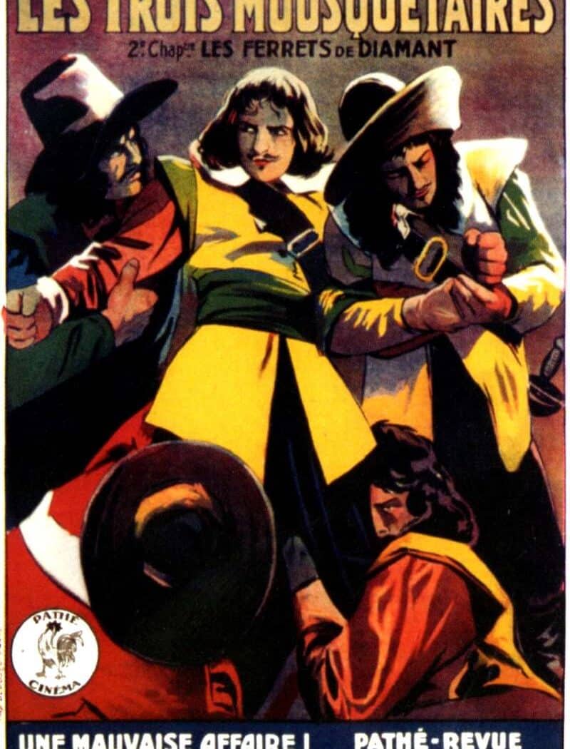 Les trois mousquetaires, affiche de la version de 1921