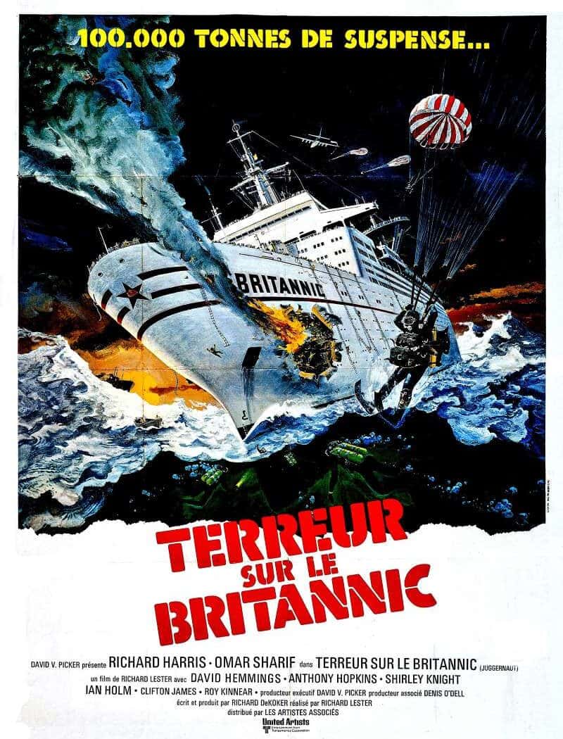 Terreur sur le Britannic, l'affiche