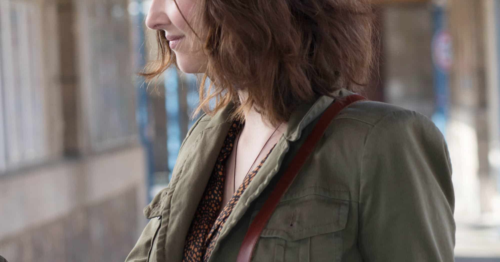 Anne Serra dans Le Lion photographiée par Jean-Marie Leroy