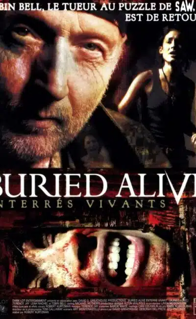 Buried Alive, la jaquette DVD