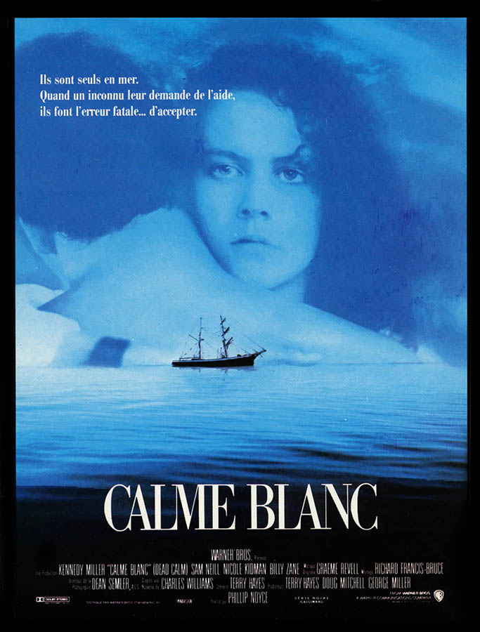 Calme blanc, affiche (Phillip Noyce, Nicole Kidman)