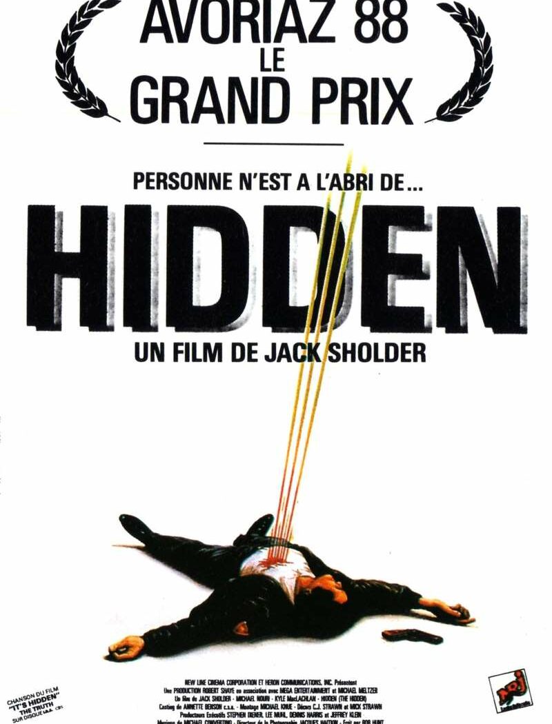 Hidden, l'affiche du film