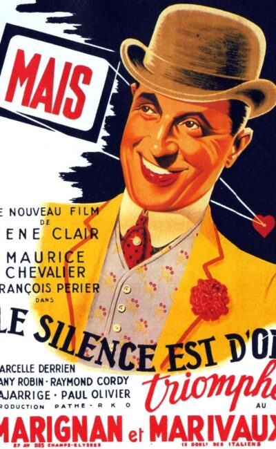 Le silence est d'or, l'affiche