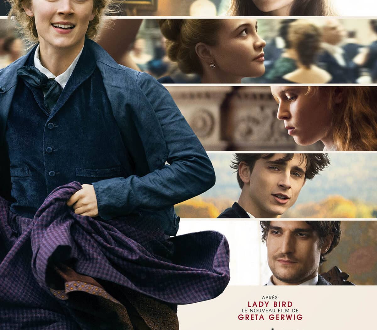 Les filles du Docteur March, l'affiche du film de reta Gerwig