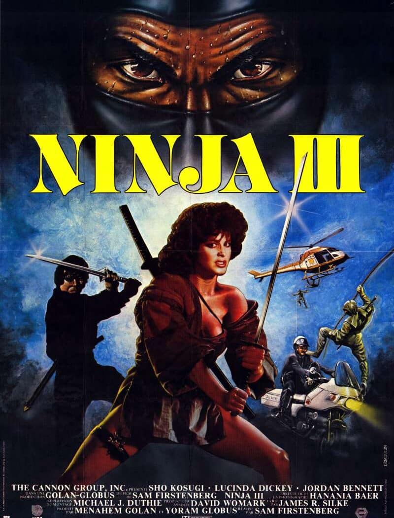 Ninja 3, l'affiche du film Cannon