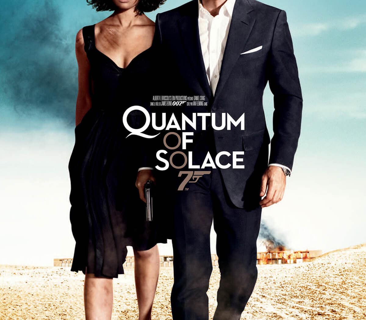 Quantum of solance, affiche du James Bond avec Daniel Craig