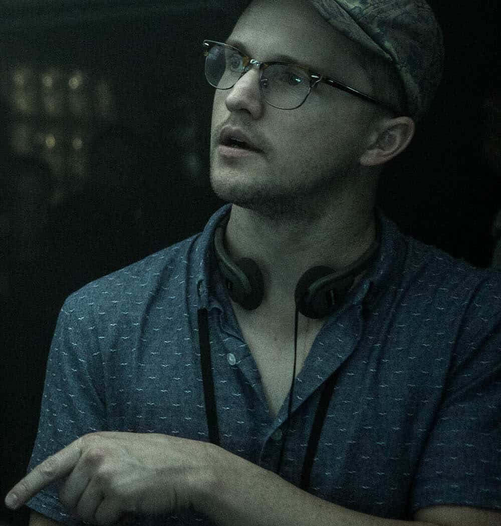 William Eubank sur le tournage de Underwater