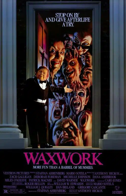 Poster américain de Waxwork d'Anthony Hickox