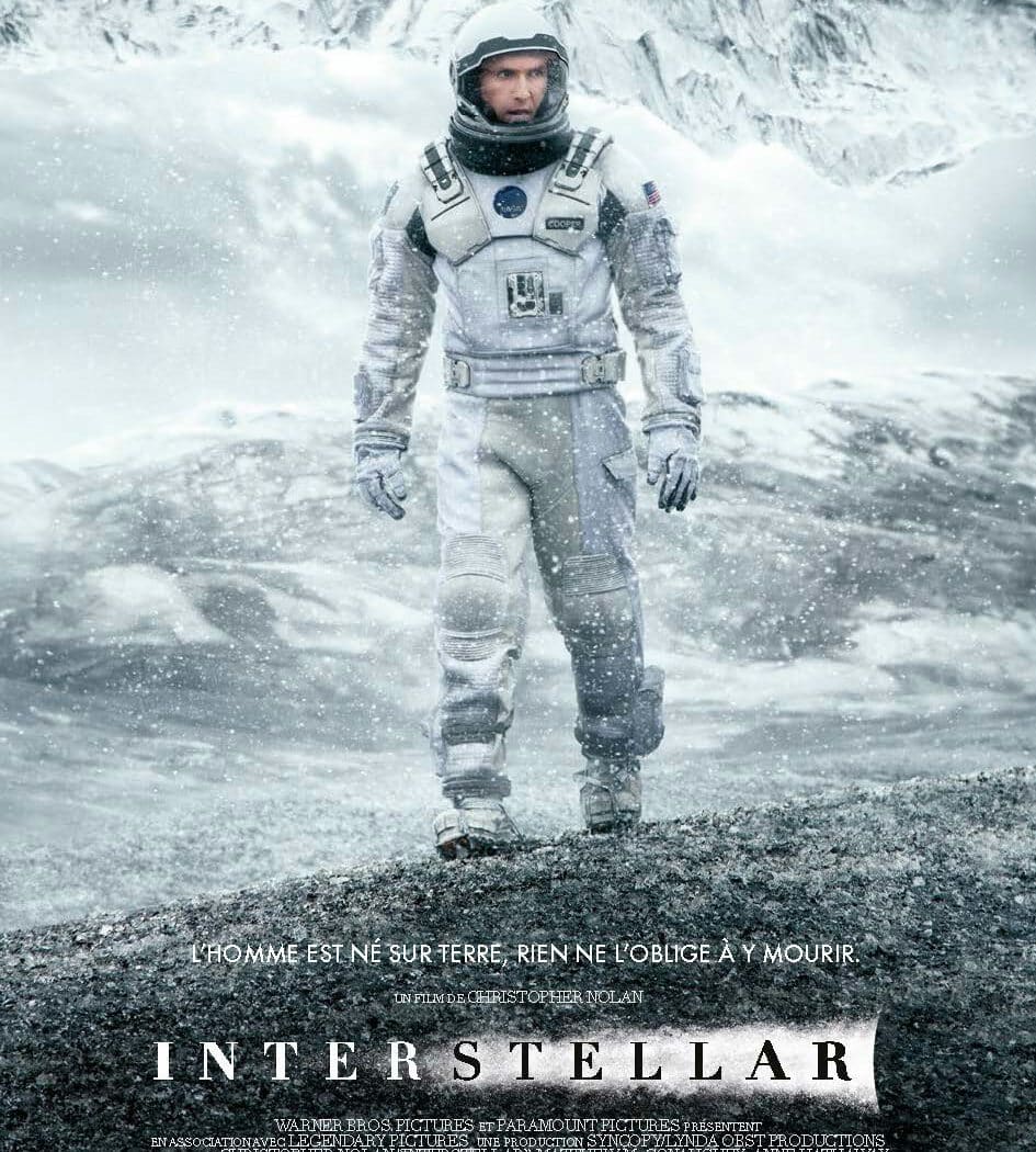 Affiche française d'Interstellar de Christopher Nolan
