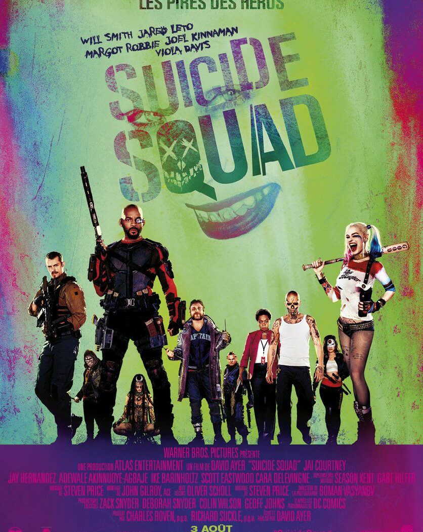Suicide Squad, affiche française définitive