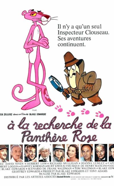 A la recherche de la panthère rose, l'affiche
