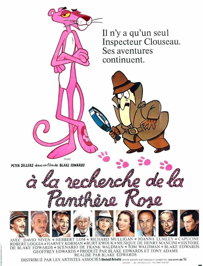 A la recherche de la panthère rose, l'affiche