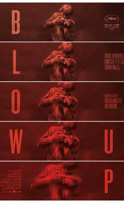 Affiche (reprise) de Blow-Up de Michelangelo Antonioni
