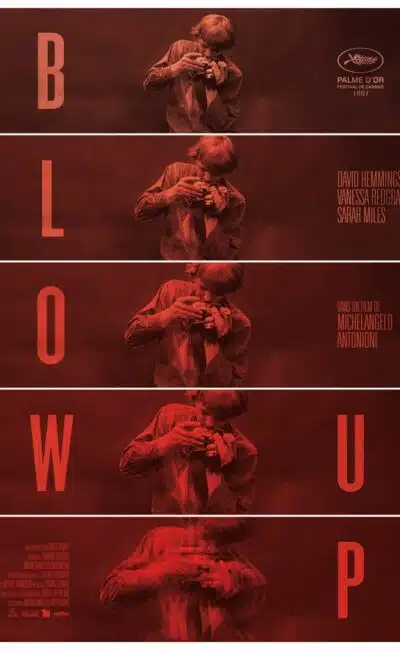 Affiche (reprise) de Blow-Up de Michelangelo Antonioni