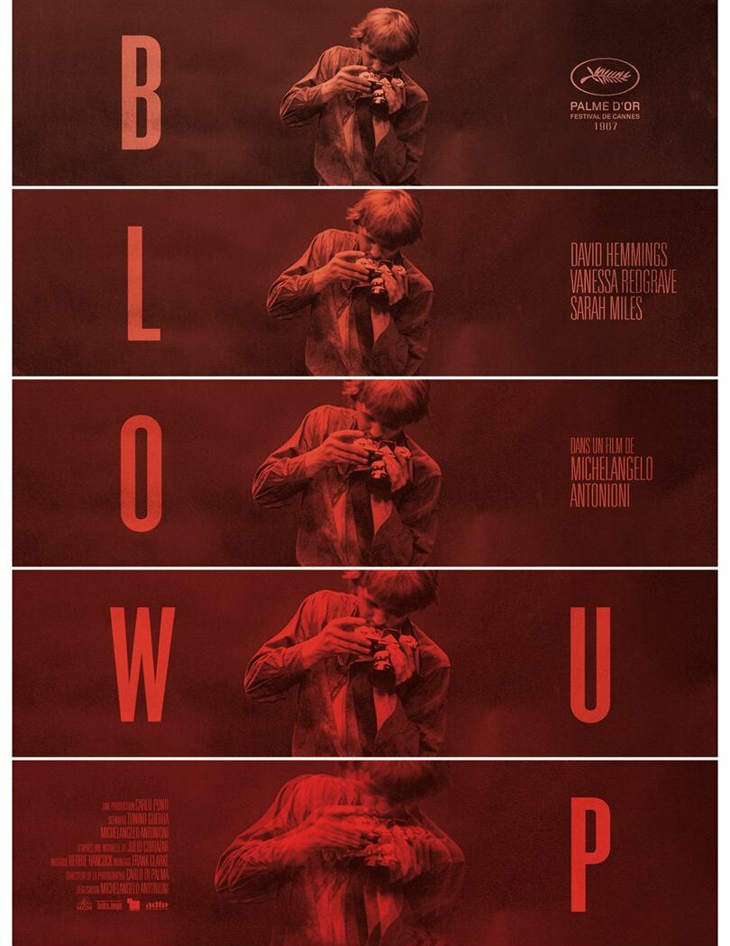 Affiche (reprise) de Blow-Up de Michelangelo Antonioni