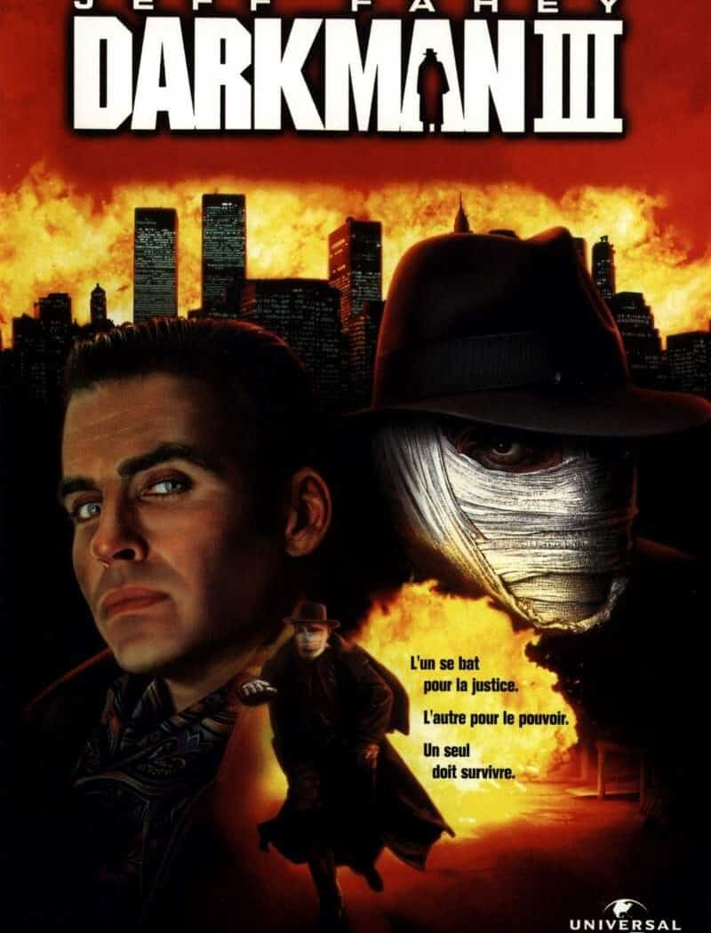 Darkman 3, la jaquette vidéo