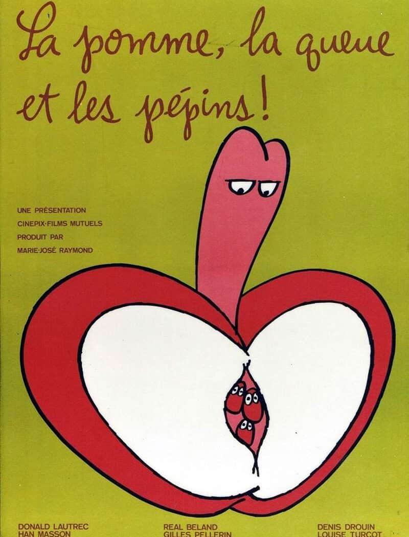 La pomme, la queue et les pépins, l'affiche