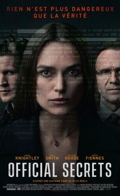 Official secrets : affiche