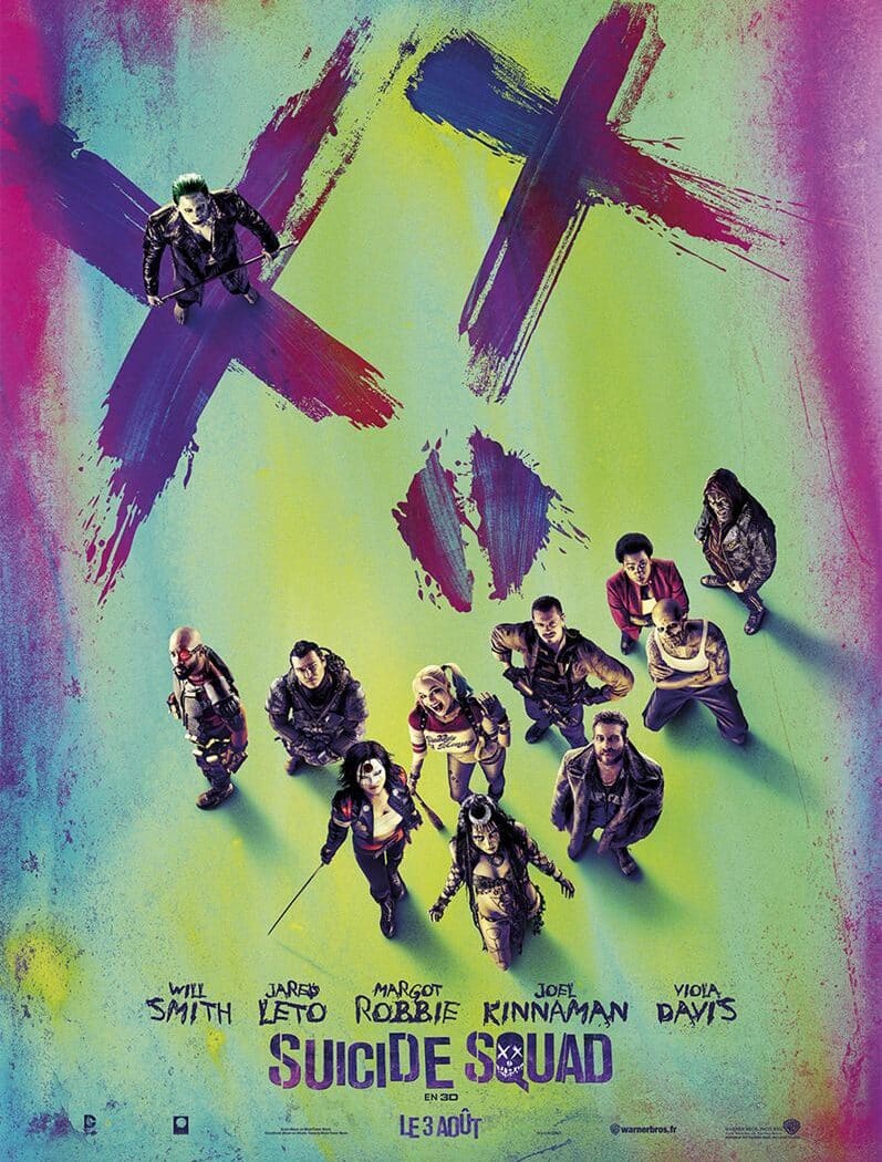 Suicide Squad dans son affiche teaser française