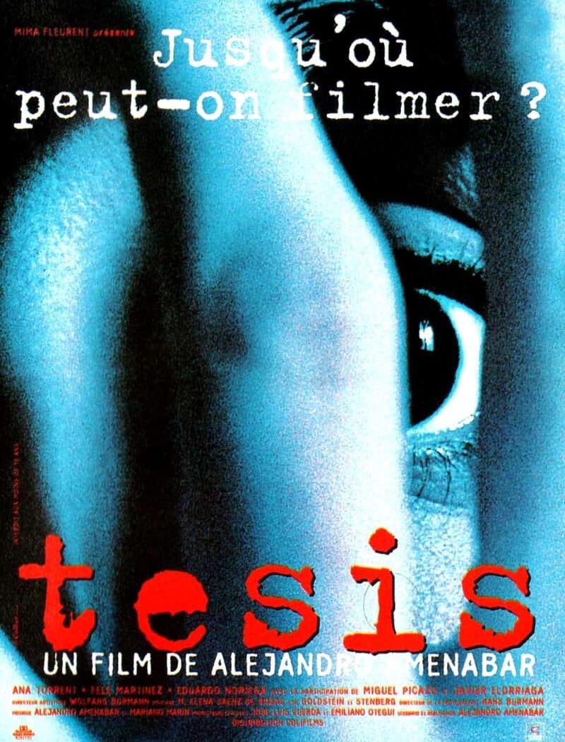Tesis, l'affiche du film d'Alejandro Amenabar