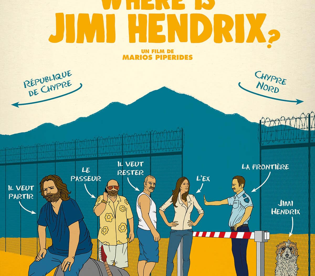 Where is Jimi Hendrix, affiche