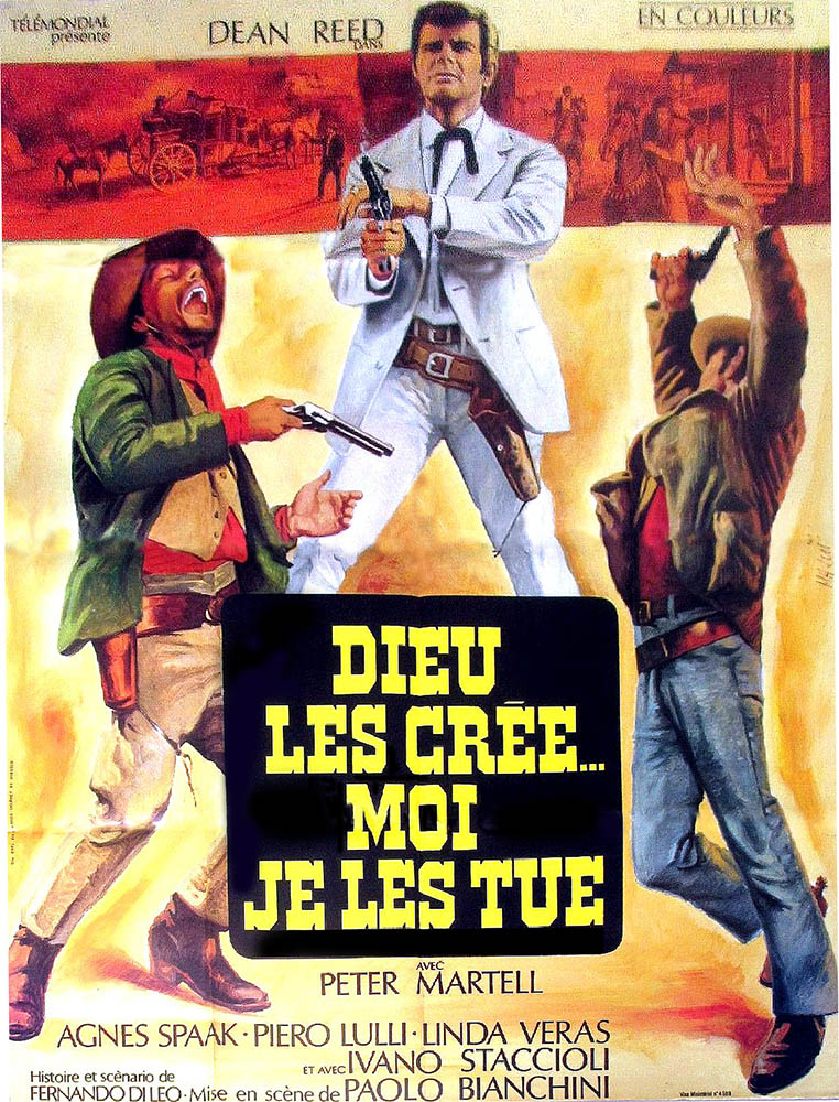 Dieu les crée... moi je les tue, affiche du film par Mascii