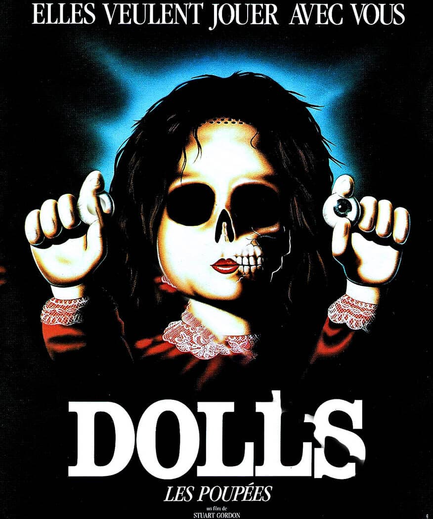 Dolls : les poupées , affiche du film de Stuart Gordon (1987)