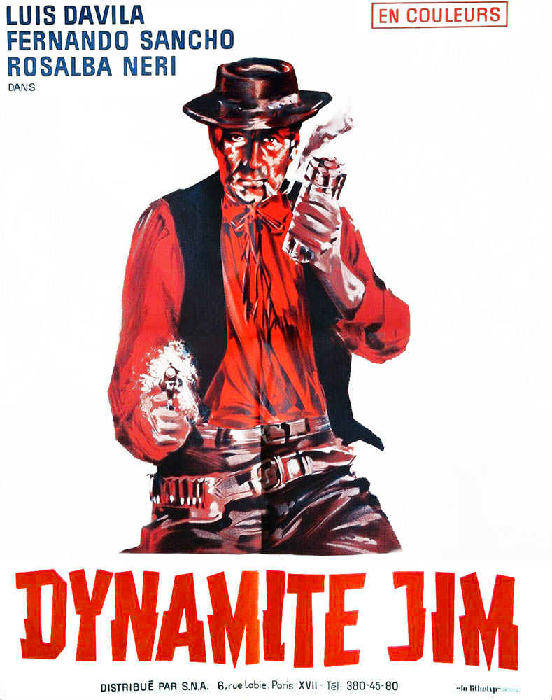 Dynamite Jim, affiche du western spaghetti