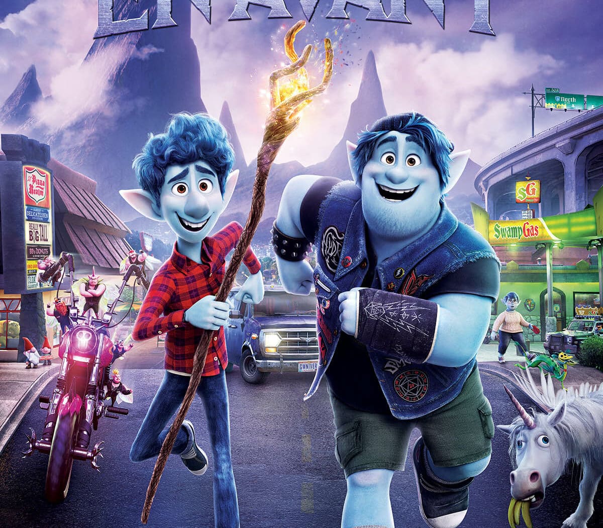 en-avant (onward) : Affiche francaise