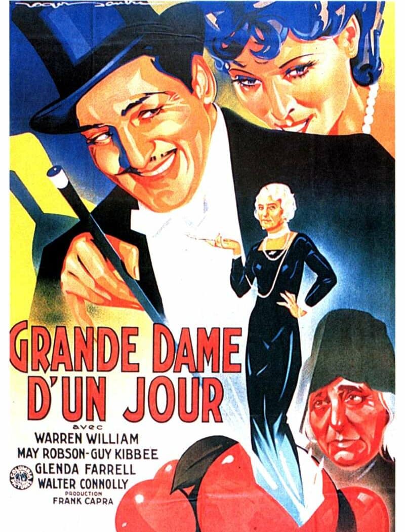 Grande dame d'un jour, l'affiche