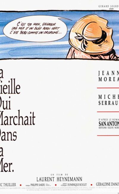 La vieille qui marchait dans la mer, l'affiche