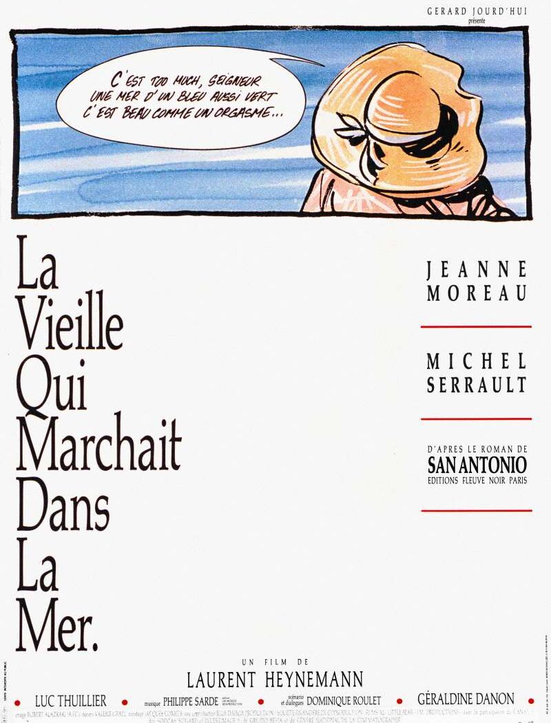 La vieille qui marchait dans la mer, l'affiche