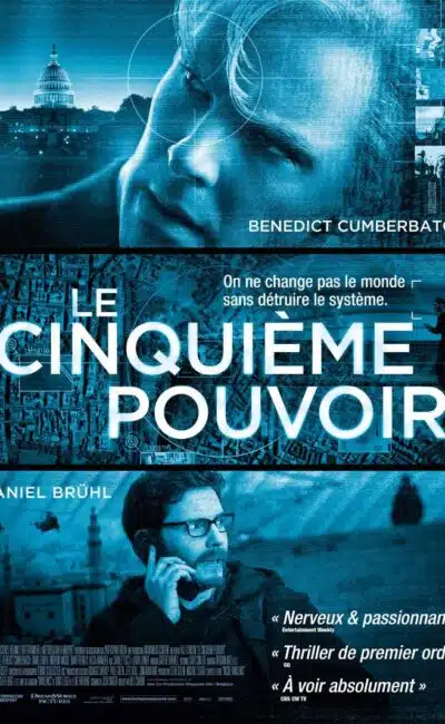 Le cinquième pouvoir, l'affiche