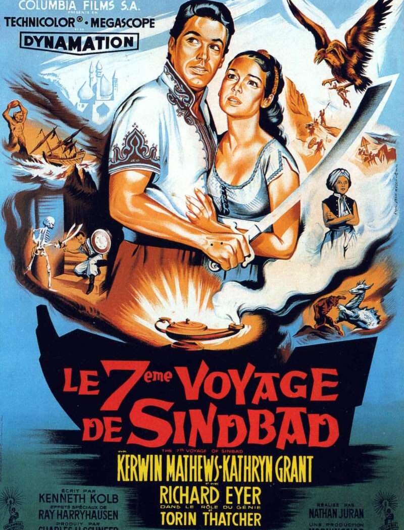 Le septième voyage de Sinbad, l'affiche