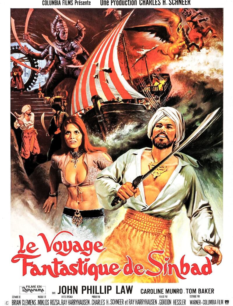 Le voyage fantastique de Sinbad, l'affiche