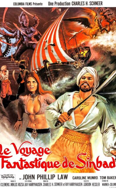 Le voyage fantastique de Sinbad, l'affiche