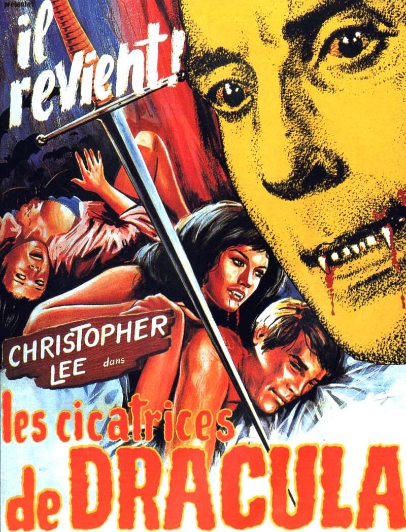 Les cicatrices de Dracula, l'affiche
